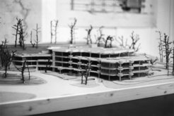 Scale model of the Institute