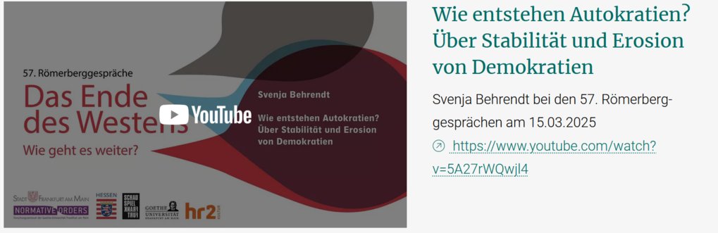 Wie entstehen Autokratien? Über Stabilität und Erosion von Demokratien