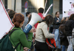Student protesters.