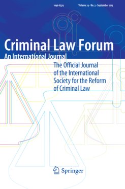 Cover Criminal Law Forum